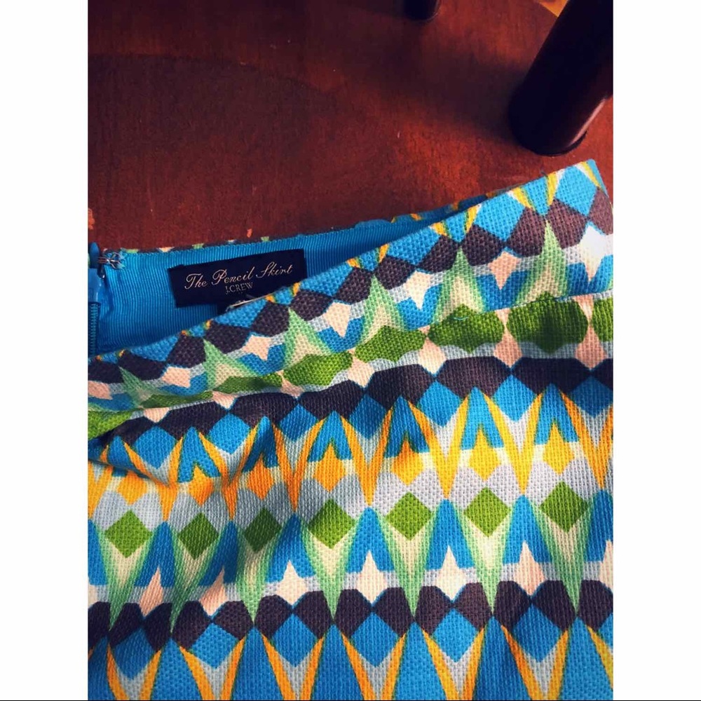 J. Crew Factory Cotton Pencil Skirt